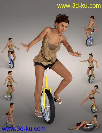 3D打印模型Unicycle的图片