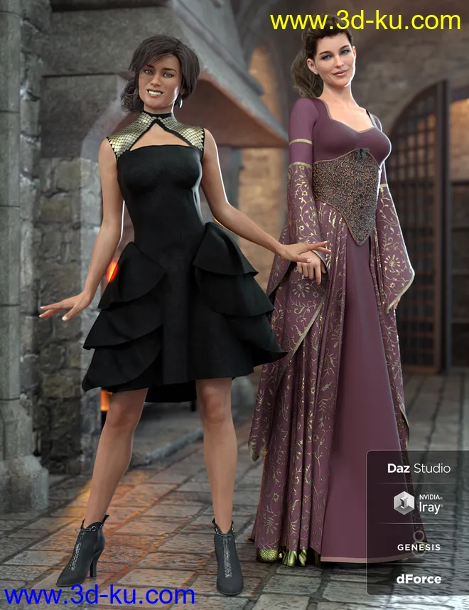 Universal Dress - Fyre模型的图片2