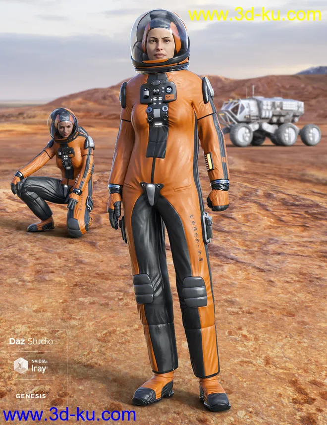 Universe Explorer for Genesis 8 Female(s)模型的图片1