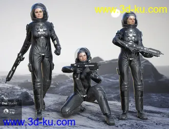 3D打印模型Universe Explorer for Genesis 8 Female(s)的图片
