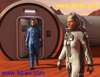 3D打印模型Universe Explorer for Genesis 8 Female(s)的图片