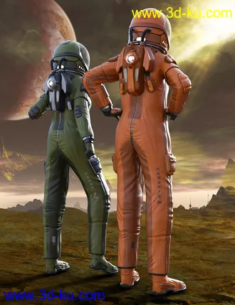 3D打印模型Universe Explorer for Genesis 8 Female(s)的图片