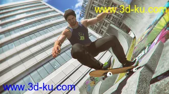 3D打印模型Urban Skateboard的图片