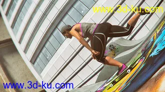 3D打印模型Urban Skateboard的图片