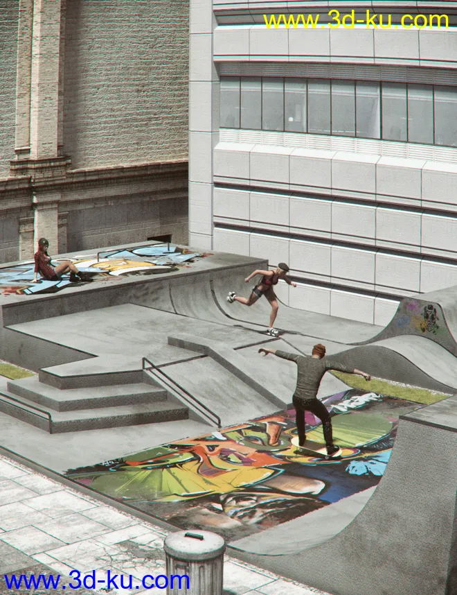 Urban Skatepark模型的图片1