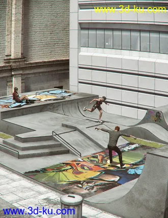 3D打印模型Urban Skatepark的图片