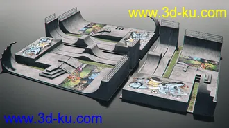 3D打印模型Urban Skatepark的图片
