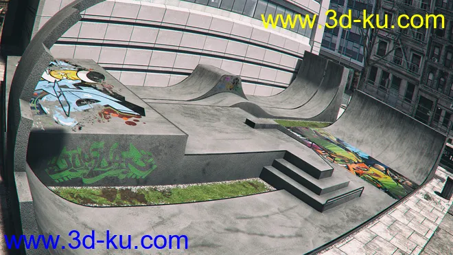 Urban Skatepark模型的图片3