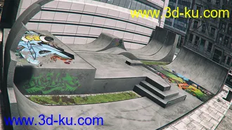 3D打印模型Urban Skatepark的图片
