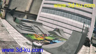 3D打印模型Urban Skatepark的图片