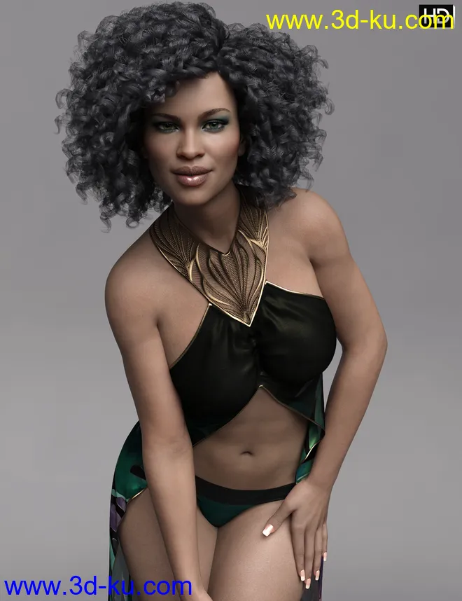 Valentina HD for Genesis 8 Female模型的图片4