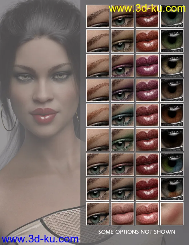 Valentina HD for Genesis 8 Female模型的图片8