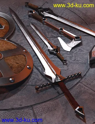 3D打印模型Valhalla Weapons Collection的图片