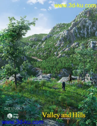 3D打印模型Valley and Hills的图片