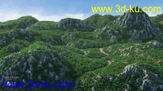 3D打印模型Valley and Hills的图片