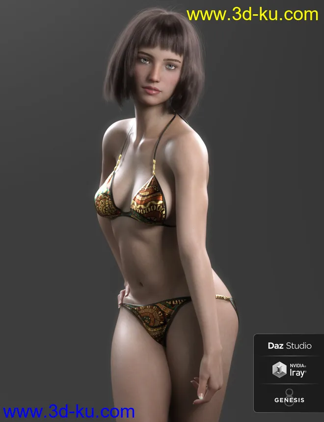 Verena for Genesis 8 Female模型的图片2