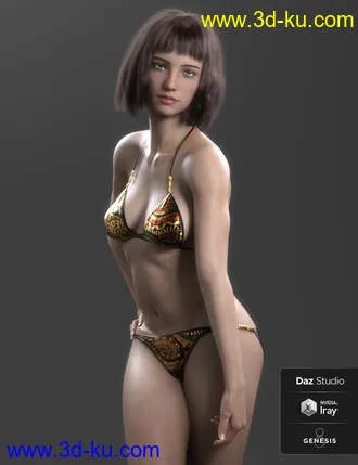 3D打印模型Verena for Genesis 8 Female的图片