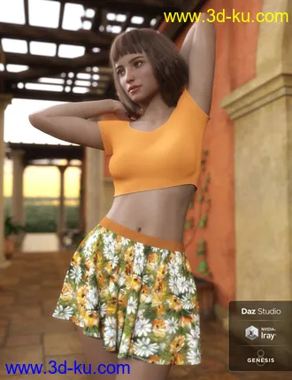 3D打印模型Verena for Genesis 8 Female的图片