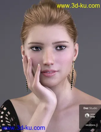 3D打印模型Verena for Genesis 8 Female的图片