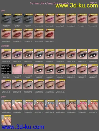 3D打印模型Verena for Genesis 8 Female的图片