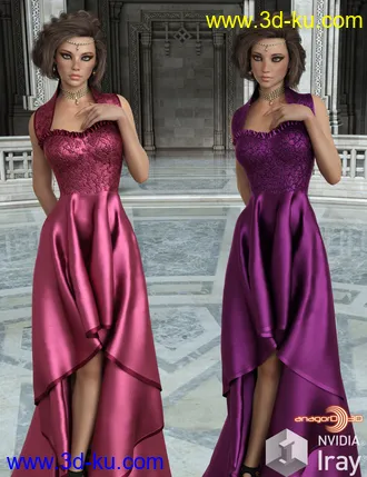 3D打印模型VERSUS - dForce - Train Dress for G8F的图片