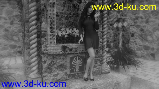 Villa Cimone Courtyard模型的图片6