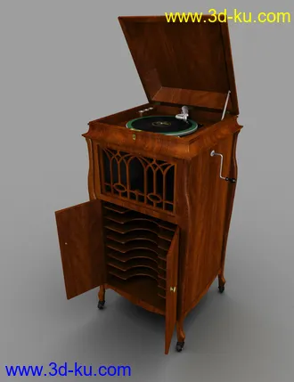 3D打印模型Vintage Lounge Furniture的图片