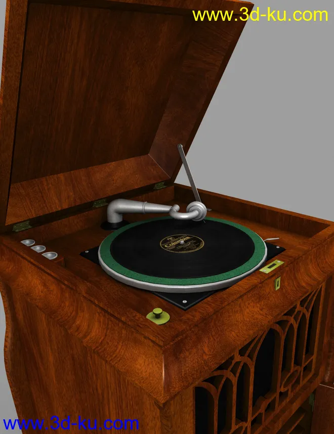 Vintage Lounge Furniture模型的图片10