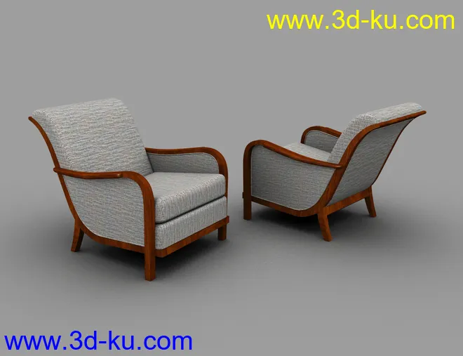 Vintage Lounge Furniture模型的图片12
