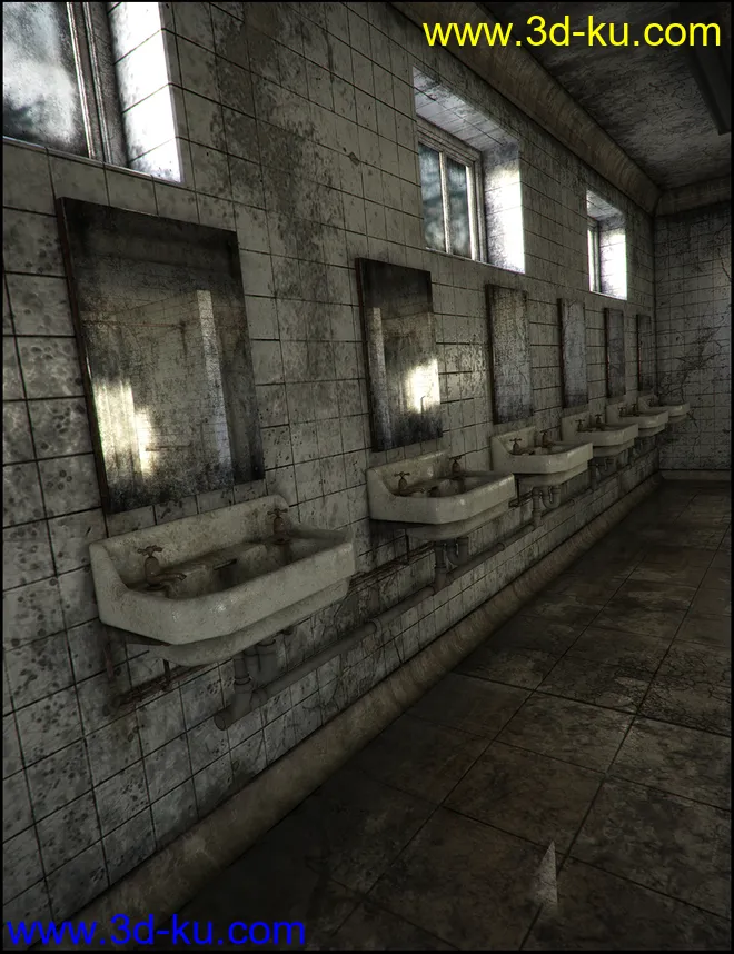 West Park Ablutions Iray Addon模型的图片2