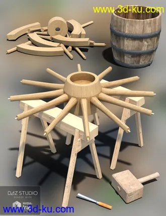 3D打印模型Wheelwrights Workshop的图片