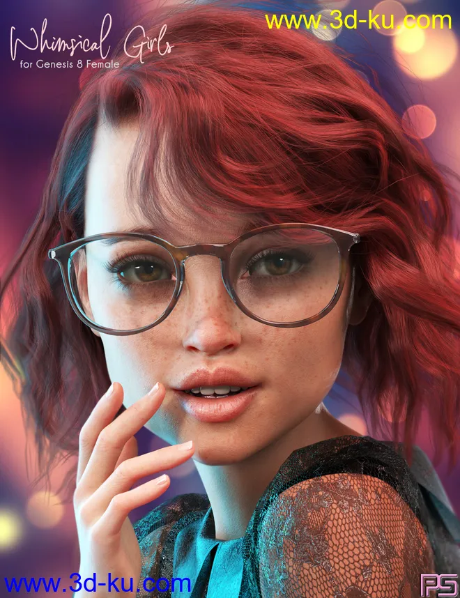 Whimsical Girls for Genesis 8 Female模型的图片1