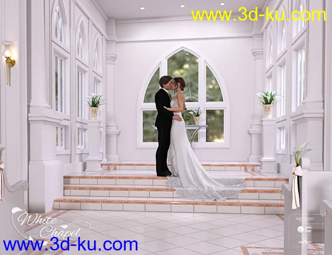 White Chapel for DazStudio模型的图片1