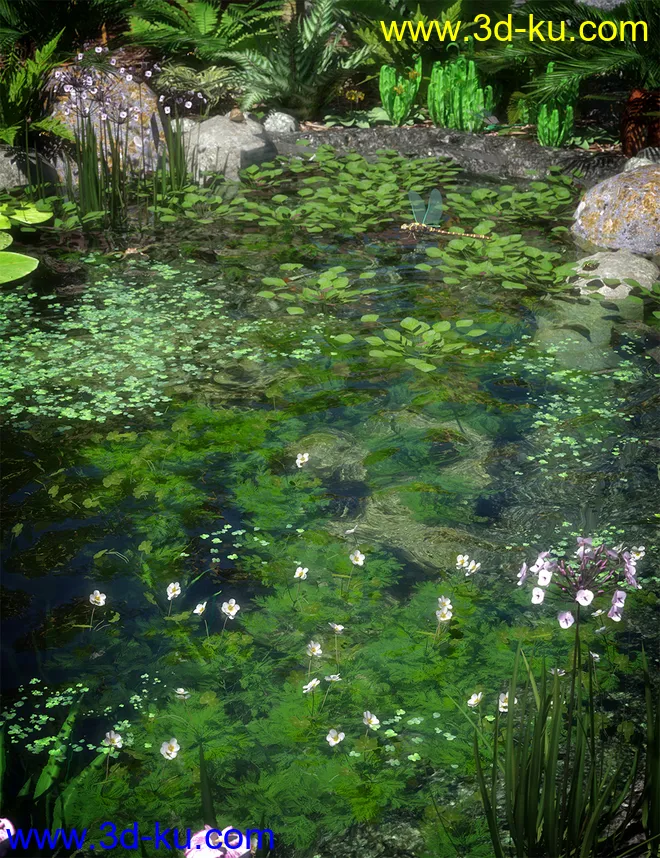 Wild Flowers - Water Plants Vol 2模型的图片3