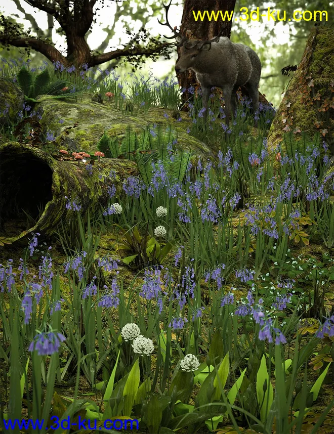 Wild Flowers Vol 5 - Woodland Plants模型的图片1