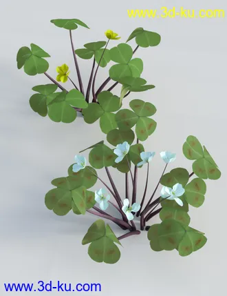3D打印模型Wild Flowers Vol 5 - Woodland Plants的图片