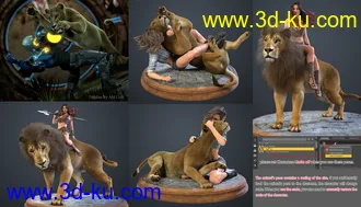 3D打印模型Wild Journey Poses Part 1的图片