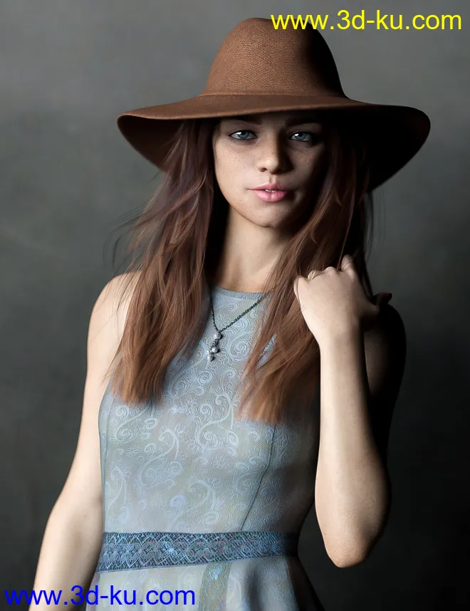 Willow HD For Genesis 8 Female模型的图片3