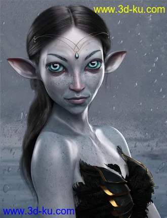 3D打印模型Winter Fae HD for Genesis 8 Female的图片