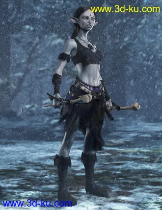 3D打印模型Winter Fae HD for Genesis 8 Female的图片