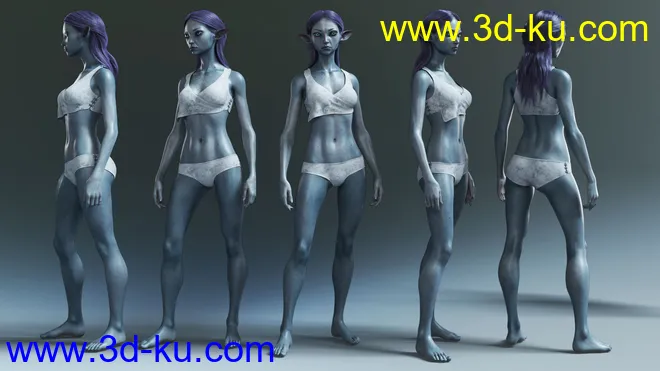 Winter Fae HD for Genesis 8 Female模型的图片6