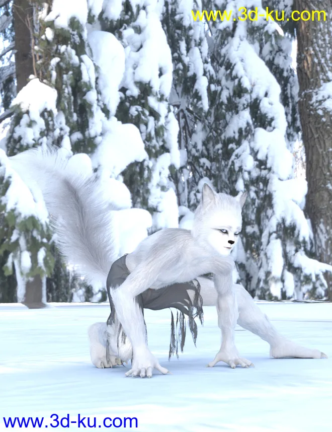 Wolfie and Sly Fox for Genesis 8 Male模型的图片7