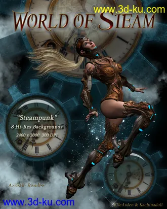 3D打印模型World of Steam - Steampunk Backgrounds的图片