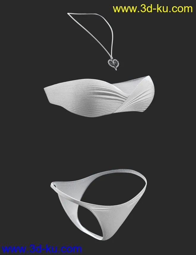 X-Fashion Bohemian Heart Bikini for Genesis 8 Female(s)模型的图片7