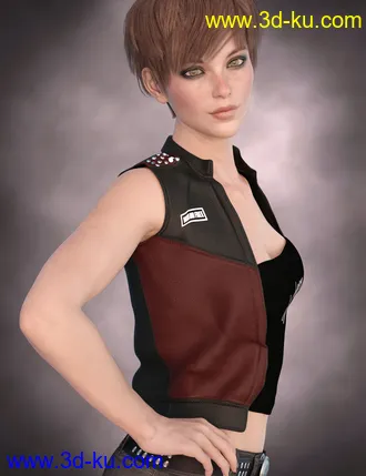 3D打印模型X-Fashion Happy Girls Outfit for Genesis 8 Female(s)的图片