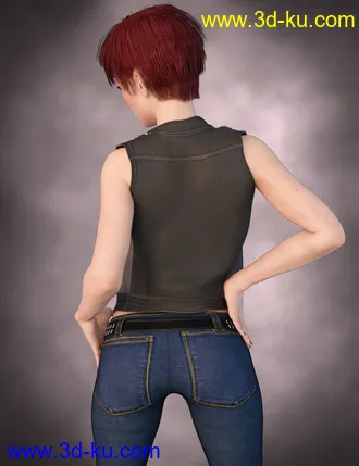 3D打印模型X-Fashion Happy Girls Outfit for Genesis 8 Female(s)的图片
