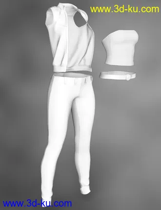 3D打印模型X-Fashion Happy Girls Outfit for Genesis 8 Female(s)的图片