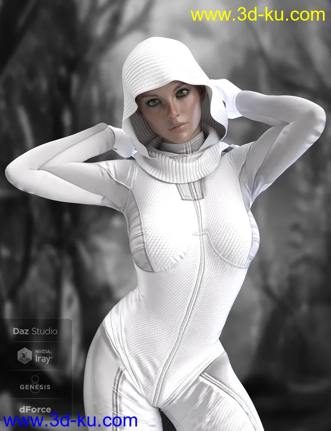X-Fashion Tactical Outfit for Genesis 8 Female(s)模型的图片2