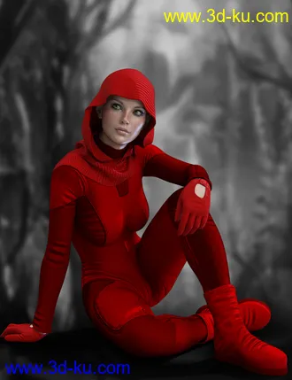 3D打印模型X-Fashion Tactical Outfit for Genesis 8 Female(s)的图片