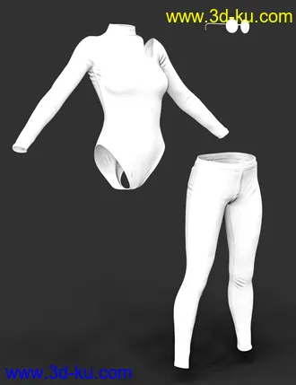 3D打印模型X-Fashion Turtleneck Outfit for Genesis 8 Female(s)的图片